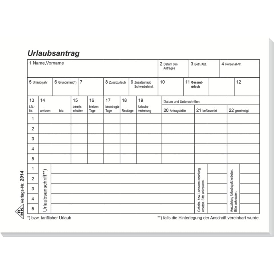 formular, Urlaubsantrag, Antragsformular, Dokument, Vordruck