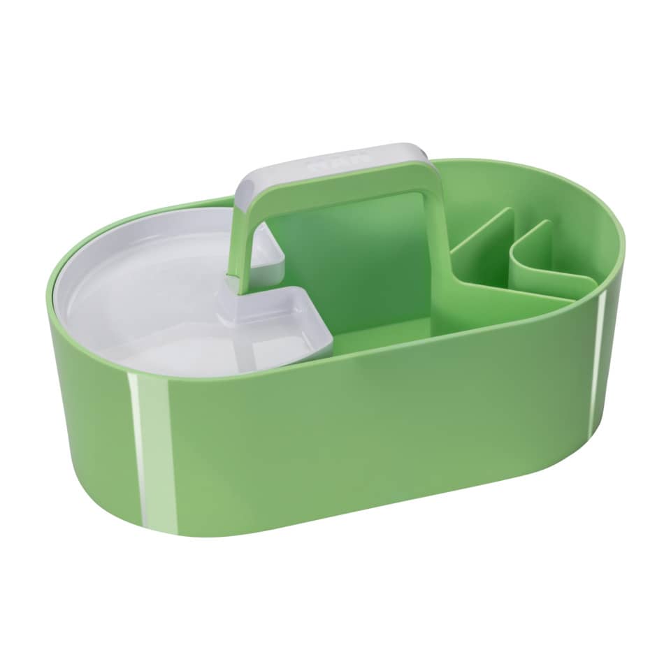 Toolbox LOFT mit 4 Fächern, herausnehmbarer Ablageschale und Tragegriff, lime green HAN 1200-80