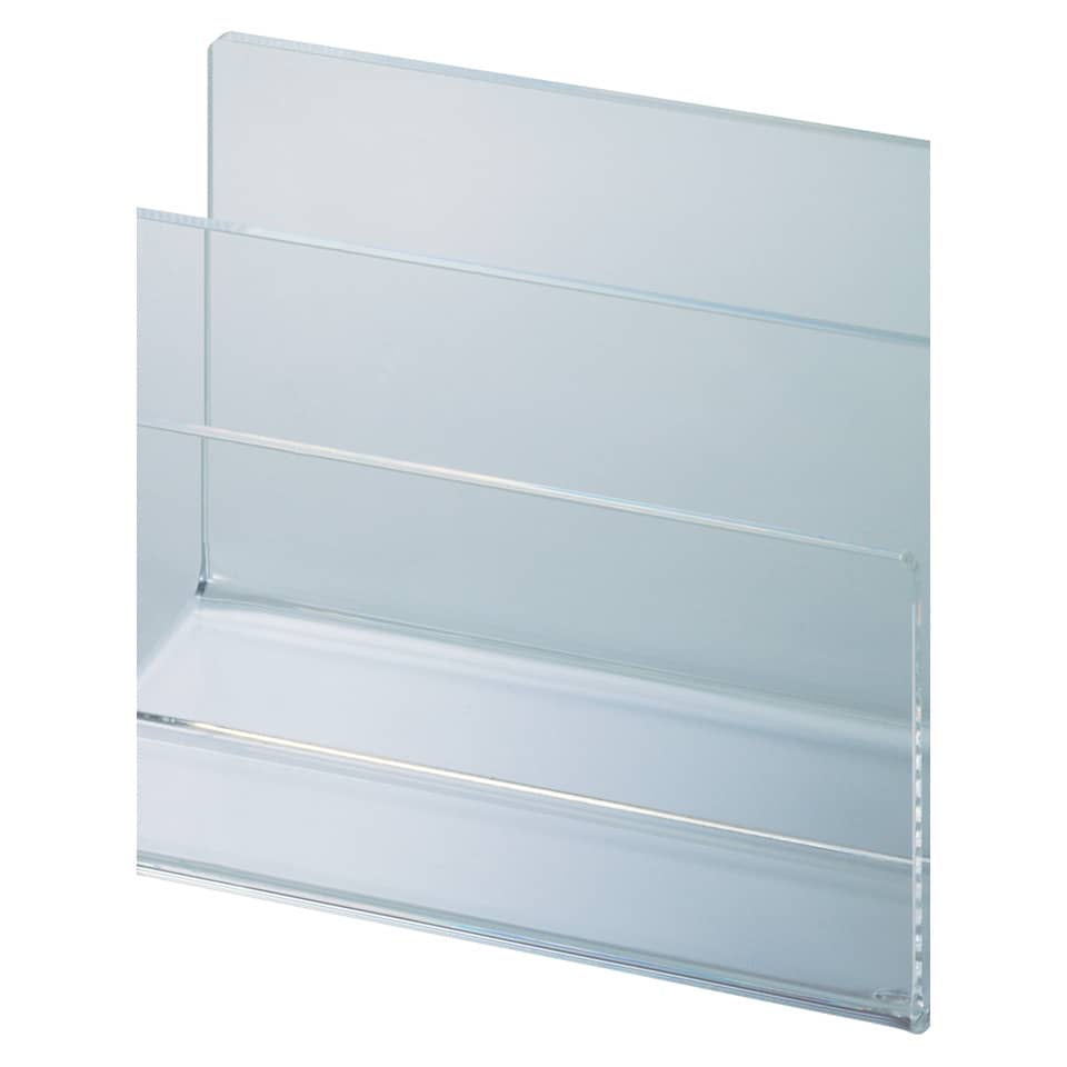 Acrylic, Display panel, Shelf back, Clear, Back panel
