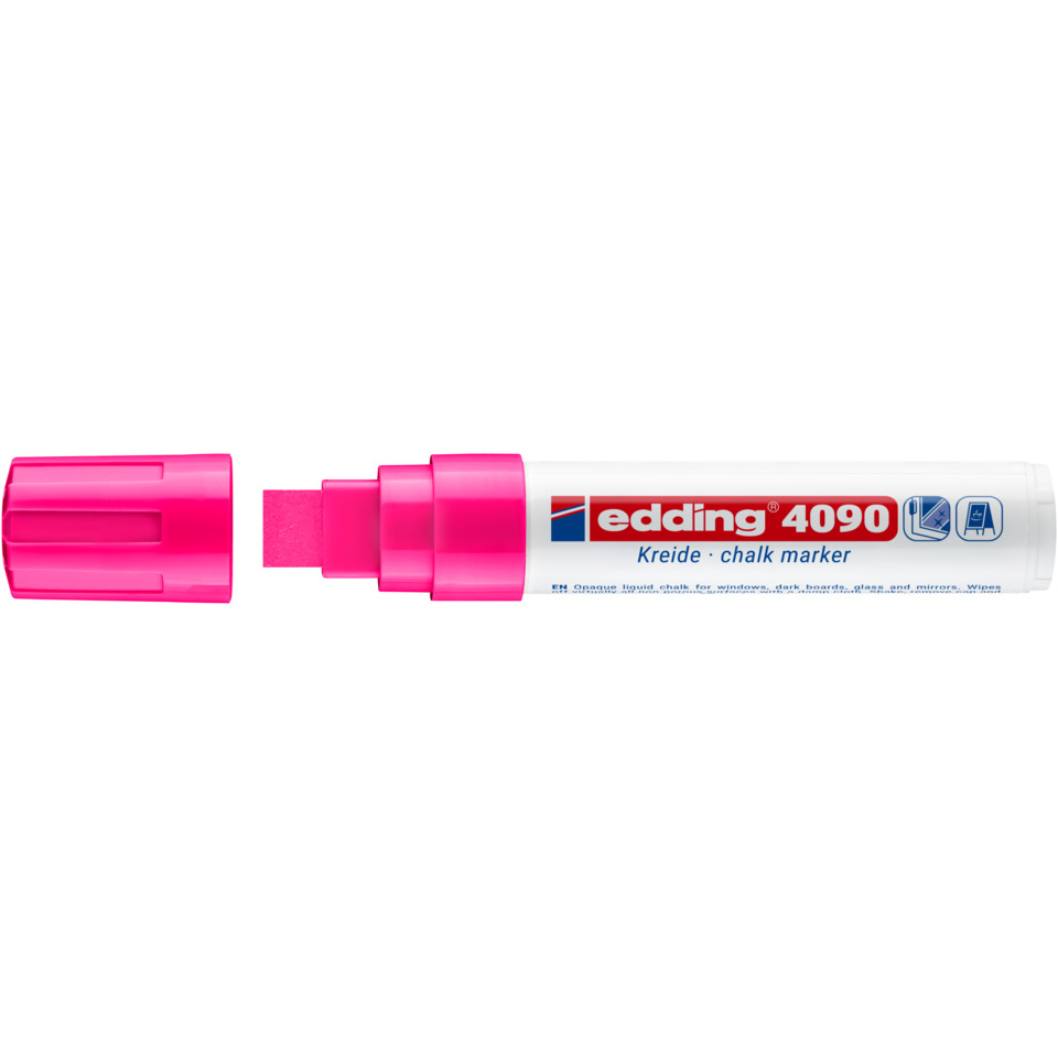 Kreidemarker, Marker, Fluoreszierend, Pink, Klebertext