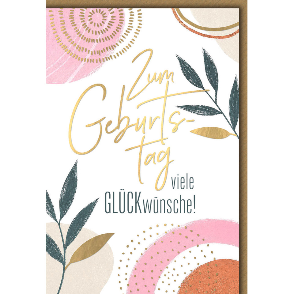 karte, geburtstag, glückwünsche, deko, floral-design