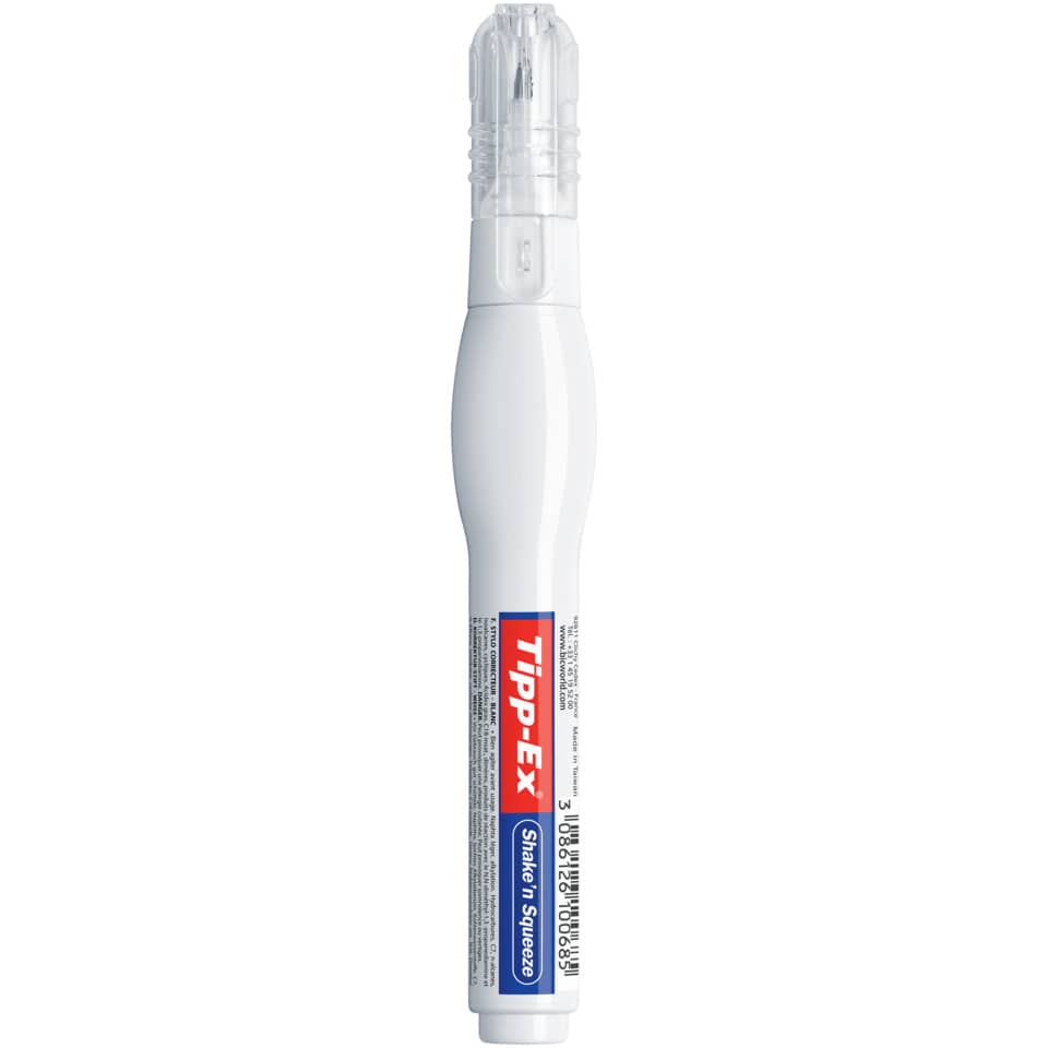 weißer Stift, Korrekturstift, Schraubstift?