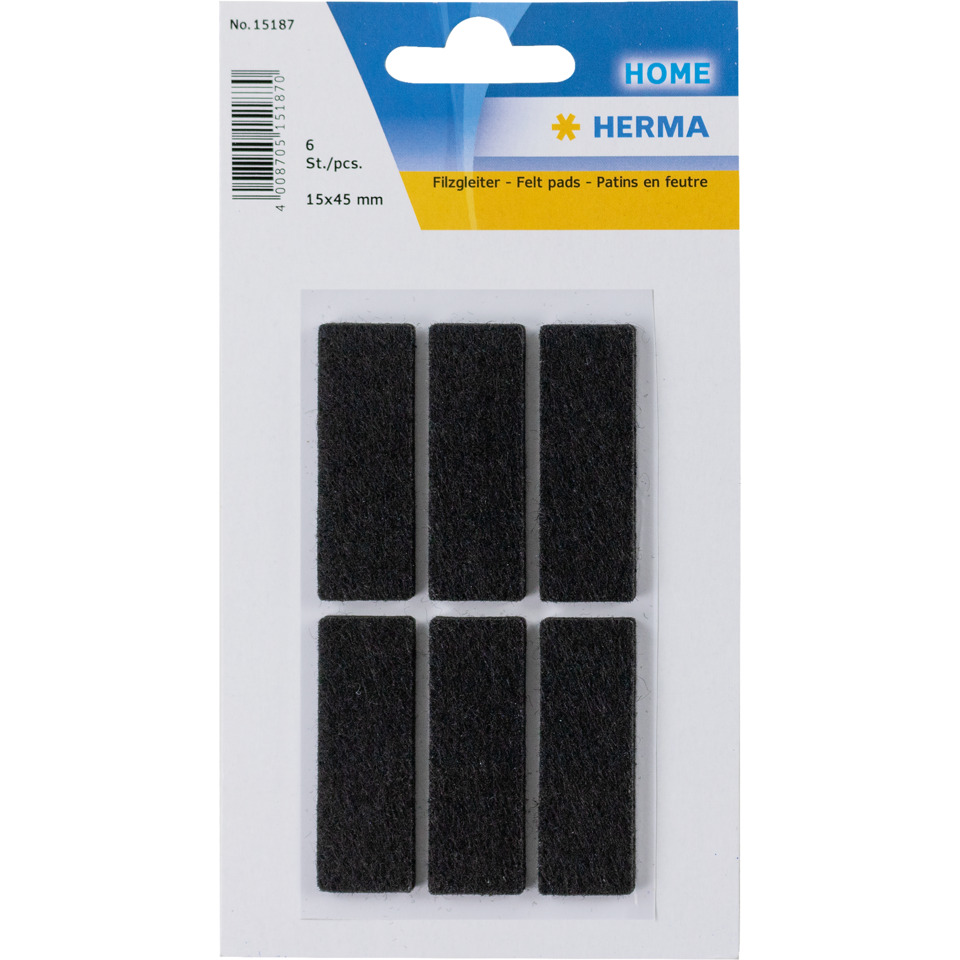 Filterpads, Filzgleiter, Filzpads, Schwarze Pads, Wohnaccessoire