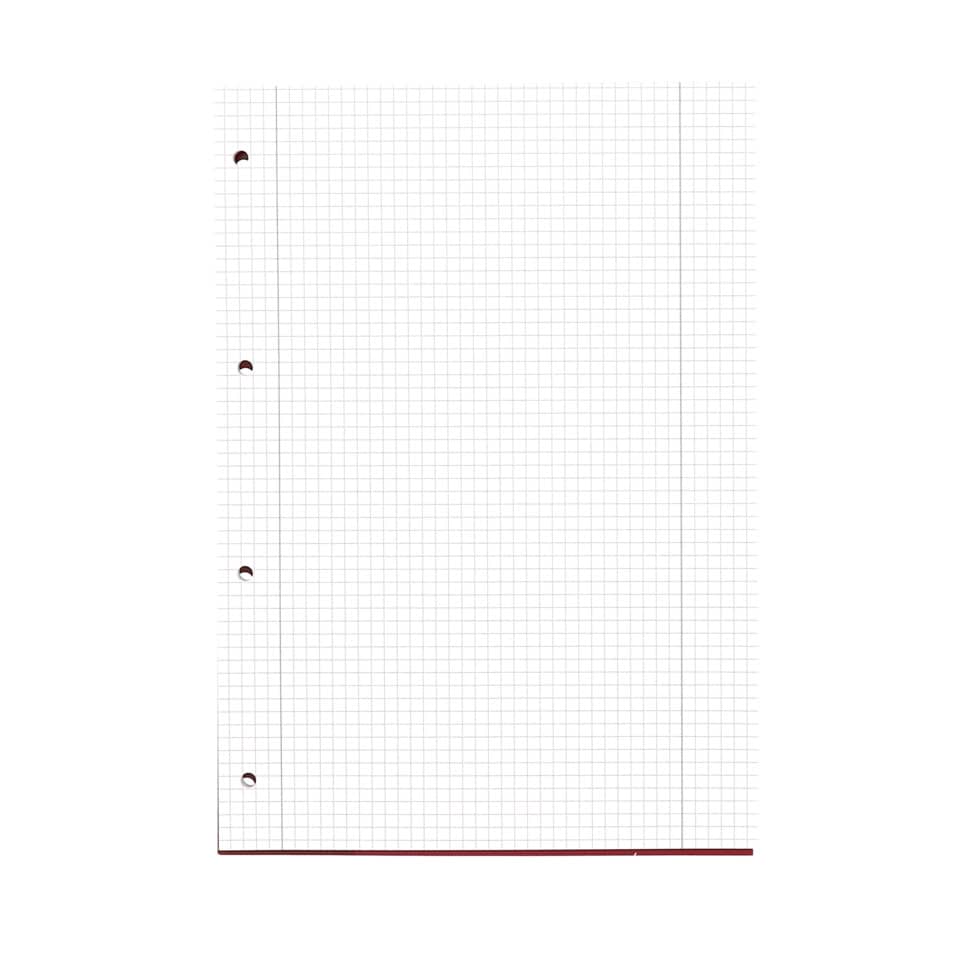 notebook, grid paper, three-ring binder, white paper, grid