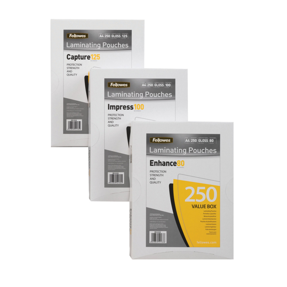 Werbung, Plakat, Laminierfolien, A4, 250 Blätter, Glanz, Wertbox