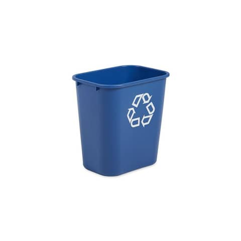Abfalltonne 26l oval blau RUBBERMAID FG295673BLUE