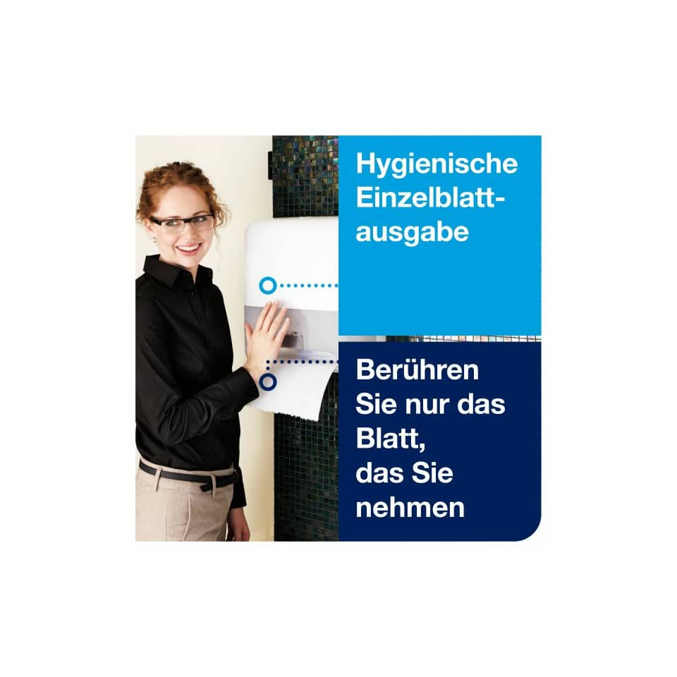 Hygiene, Einzelblatt-Ausgabe, Papierblatt, Handtuchspender, Person mit Brille