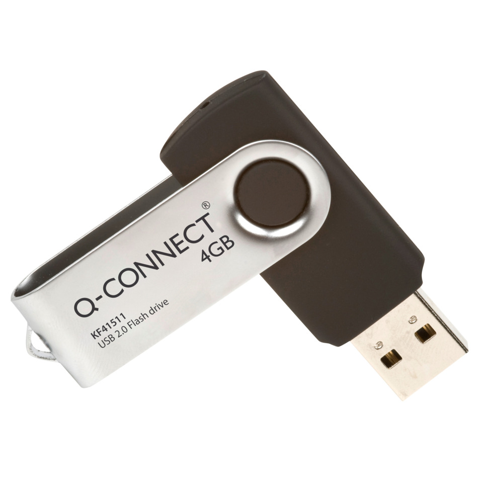 USB-Stick, Q-Connect, 4GB, USB 2.0, Daumenlaufwerk
