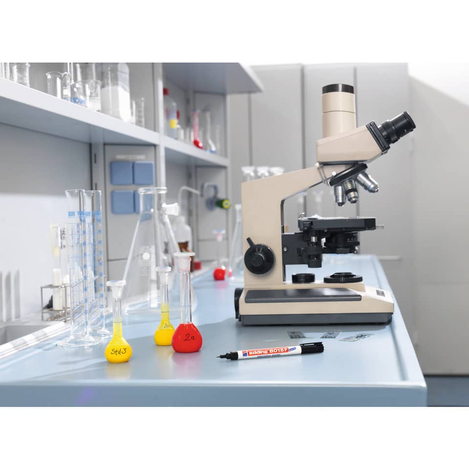 Mikroskop, Labor, Gläser, Pipette, Marker