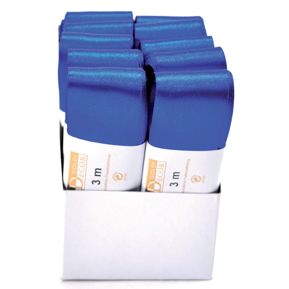 blaues Band, Bandrolle, 3 m Band, Verzierungband, Samtband