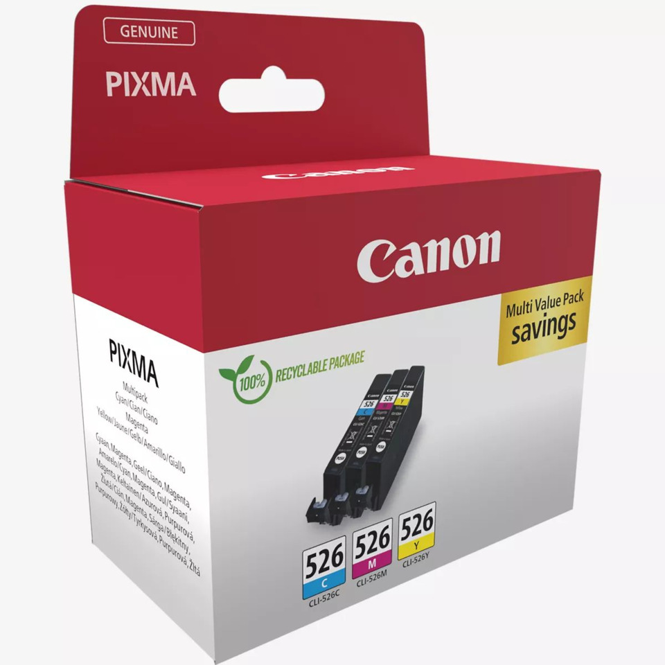 Canon PIXMA, Tintenpatronen, Mehrfarbig, Kompakt, Verpackung aus recycelbarem Material
