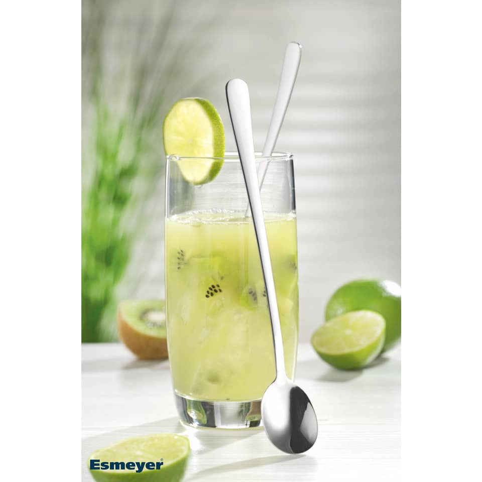 Glas, Limonade, Kiwi, Limette, Strohs/Becher