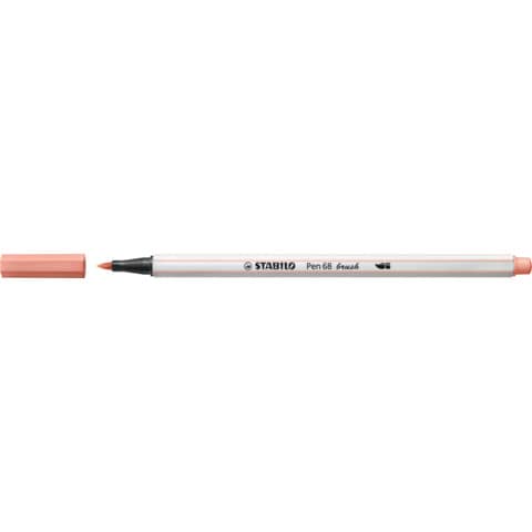 Faserschreiber mit Pinselspitze Pen 68 brush, apricot STABILO 568/26