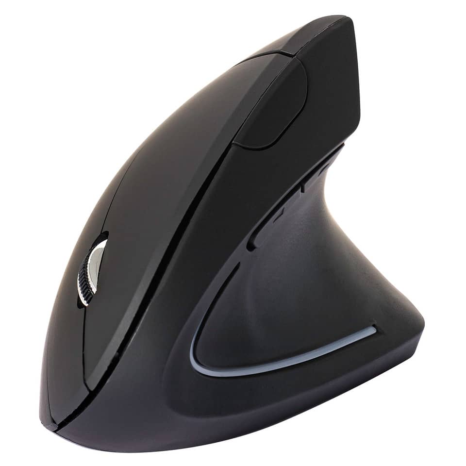 Computer-Maus, Drahtlose, Ergonomisch, Optisch, Schwarz