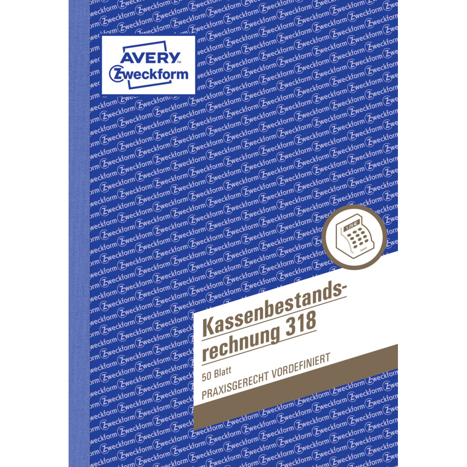 Kassenbestand, Rechnung, 50 Blatt, Buchführung, Formular