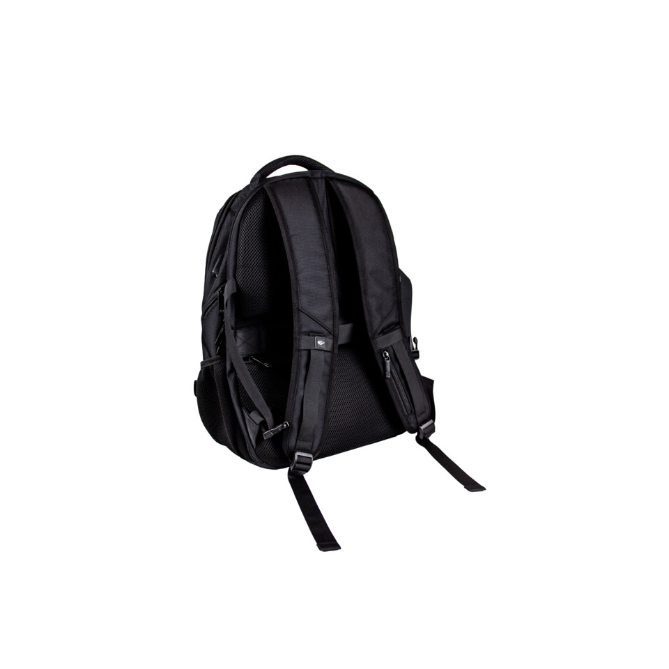 Rucksack, Schwarz, Backpack, gepolstert, Tragegriff