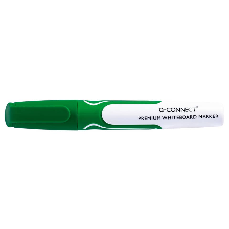 Whiteboard marker, Green cap, Chisel tip, Premium, Marker