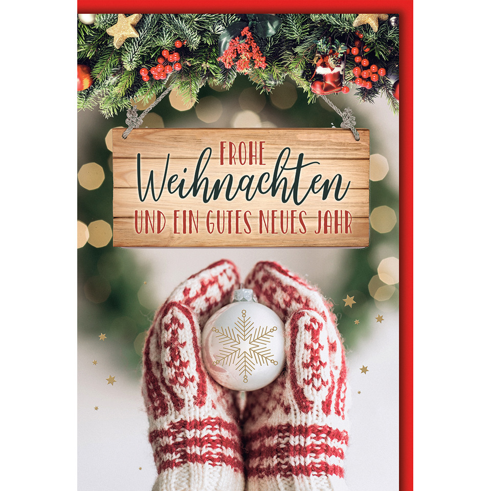 Weihnachtskarte, 11,5 x 17 cm  5220034