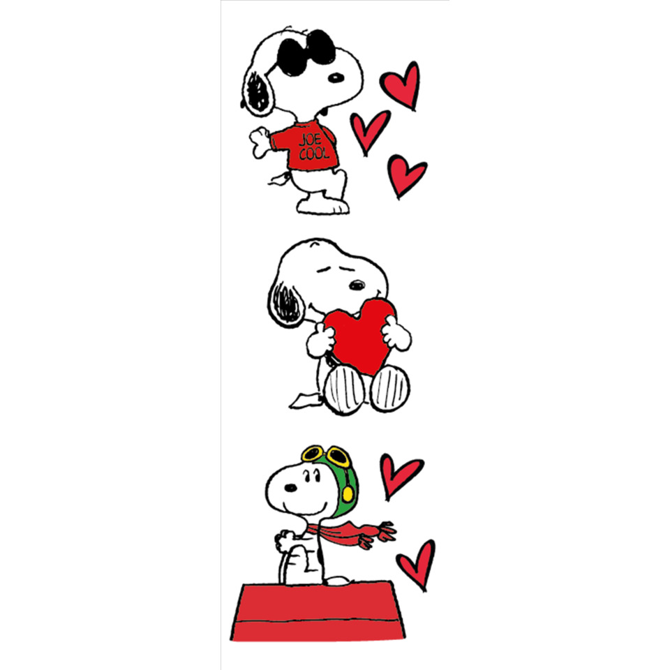 Snoopy, Herz, Love, Sticker, Comic