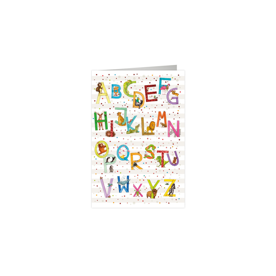 alphabet, buchstaben, bunt, muster, poster