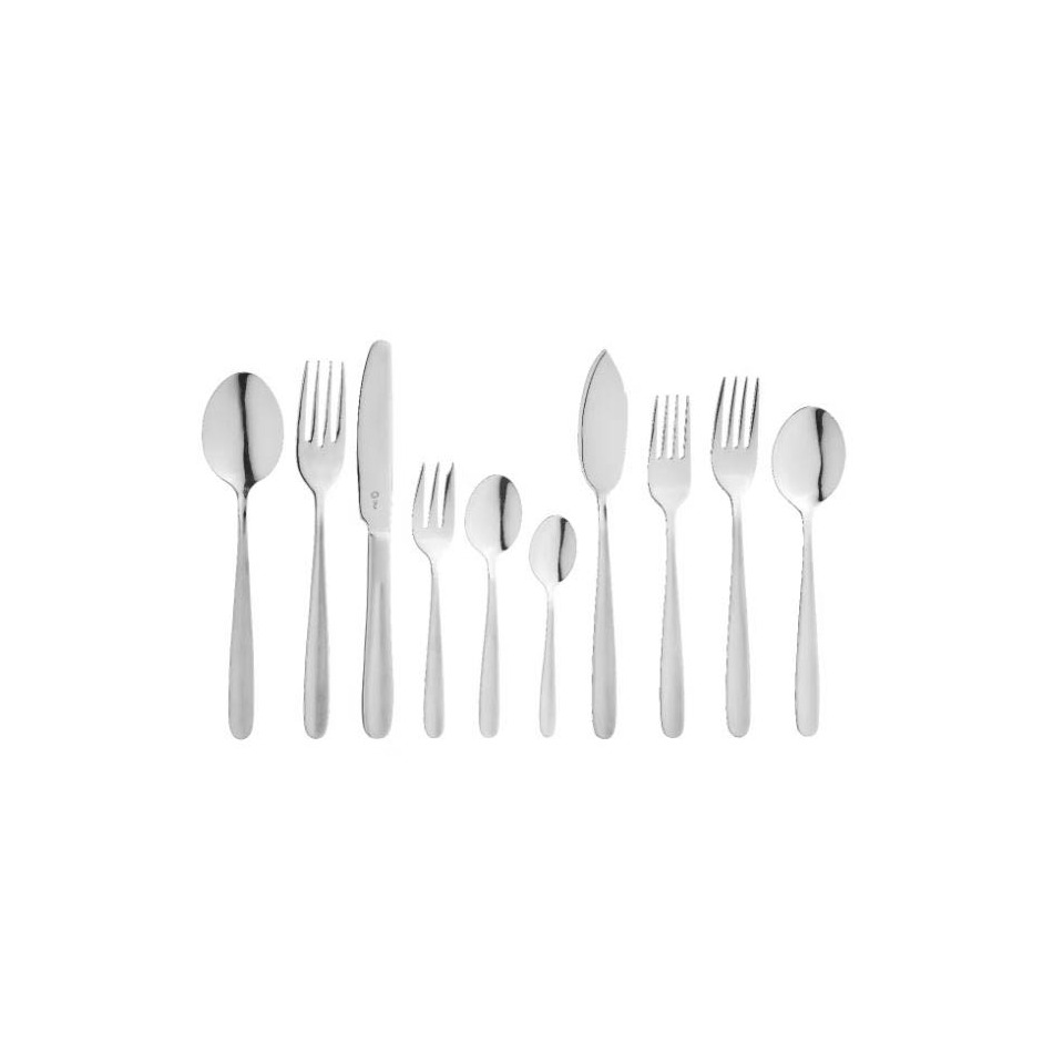 Besteckset, Messer, Gabel, Löffel, Stahl
