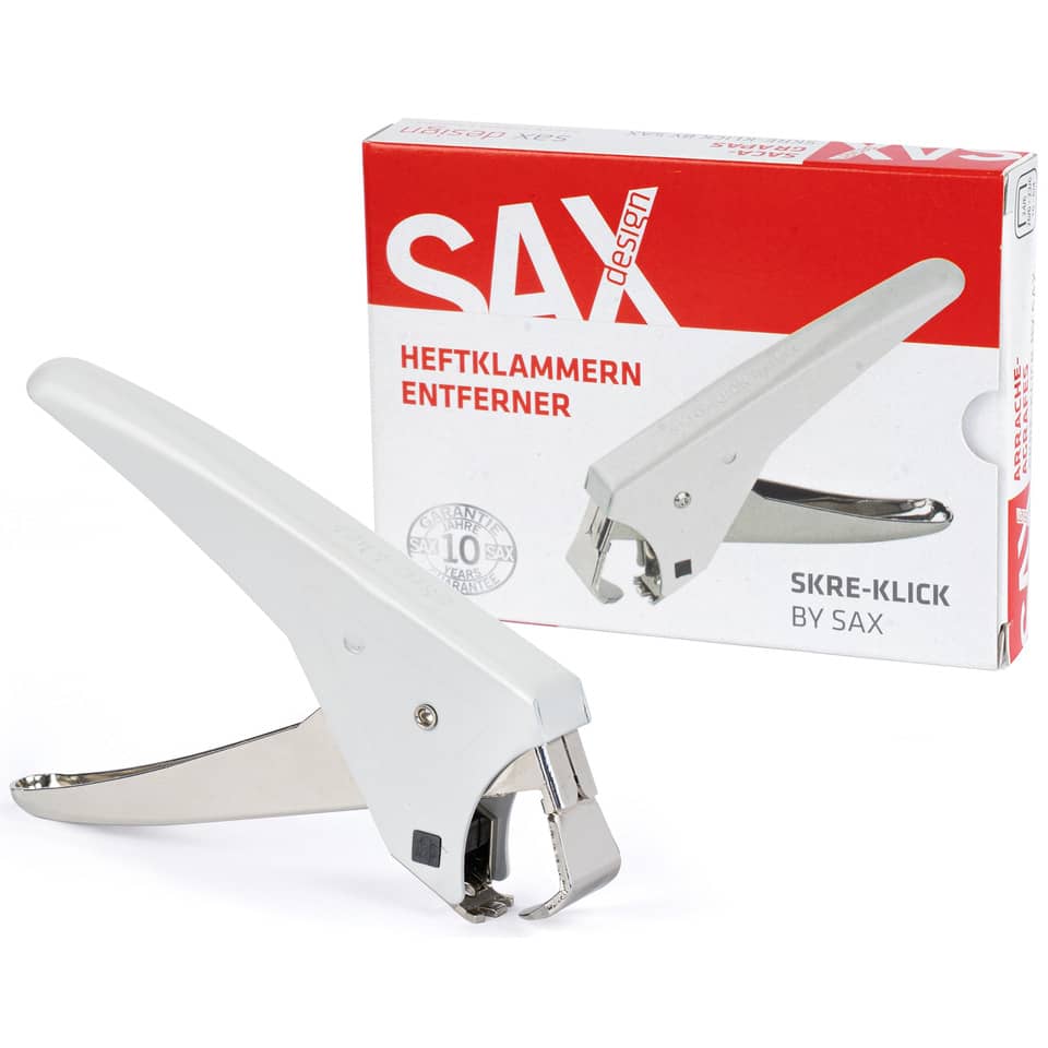 Heftklammernentferner, Klammerentferner, Bürogerät, Metall, Weiß