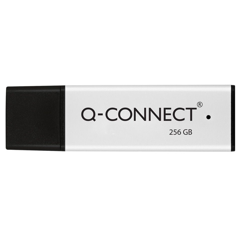 USB-Stick, 256 GB, Q-Connect, Speicherstick, Metallic