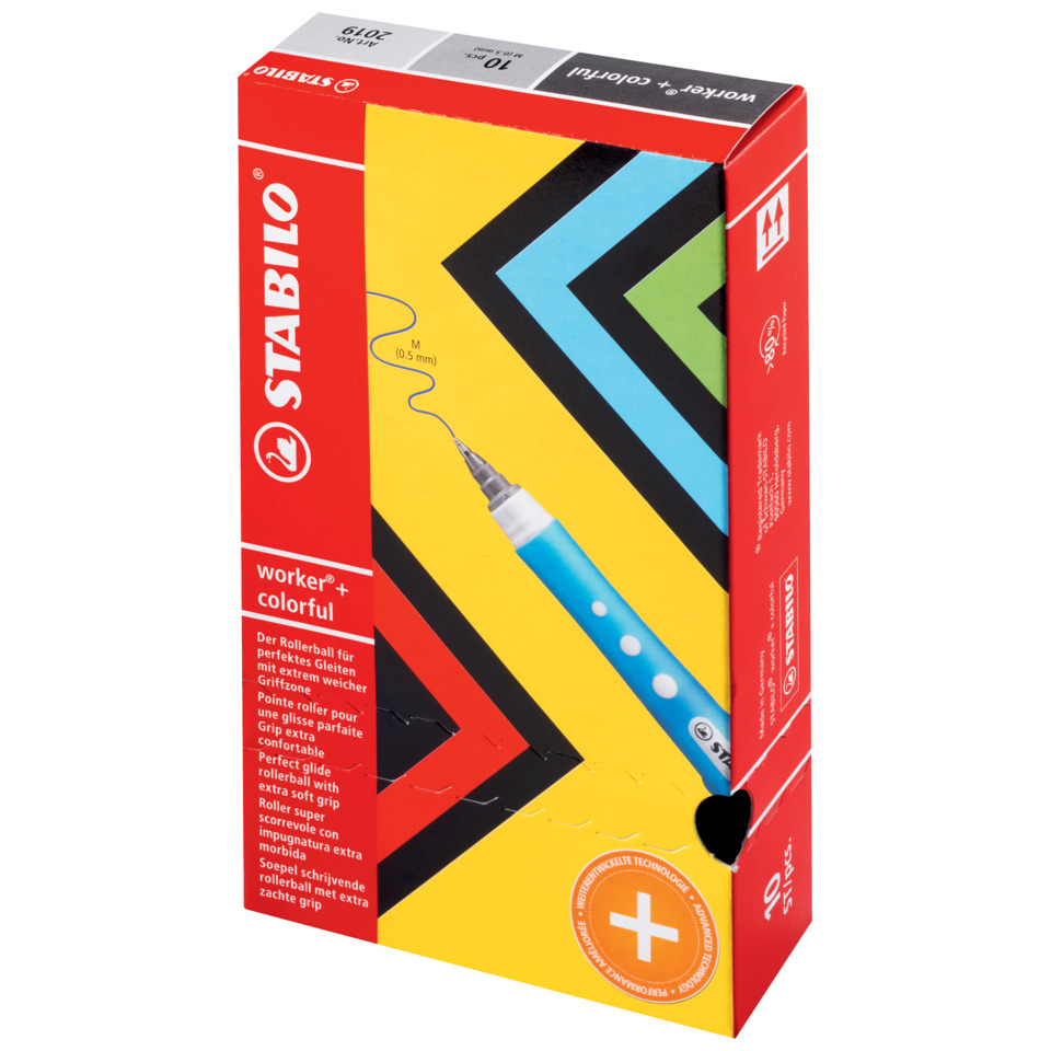 Bleistift, Stift-Nib, Stil, kreatives Werkzeug, bunte Box