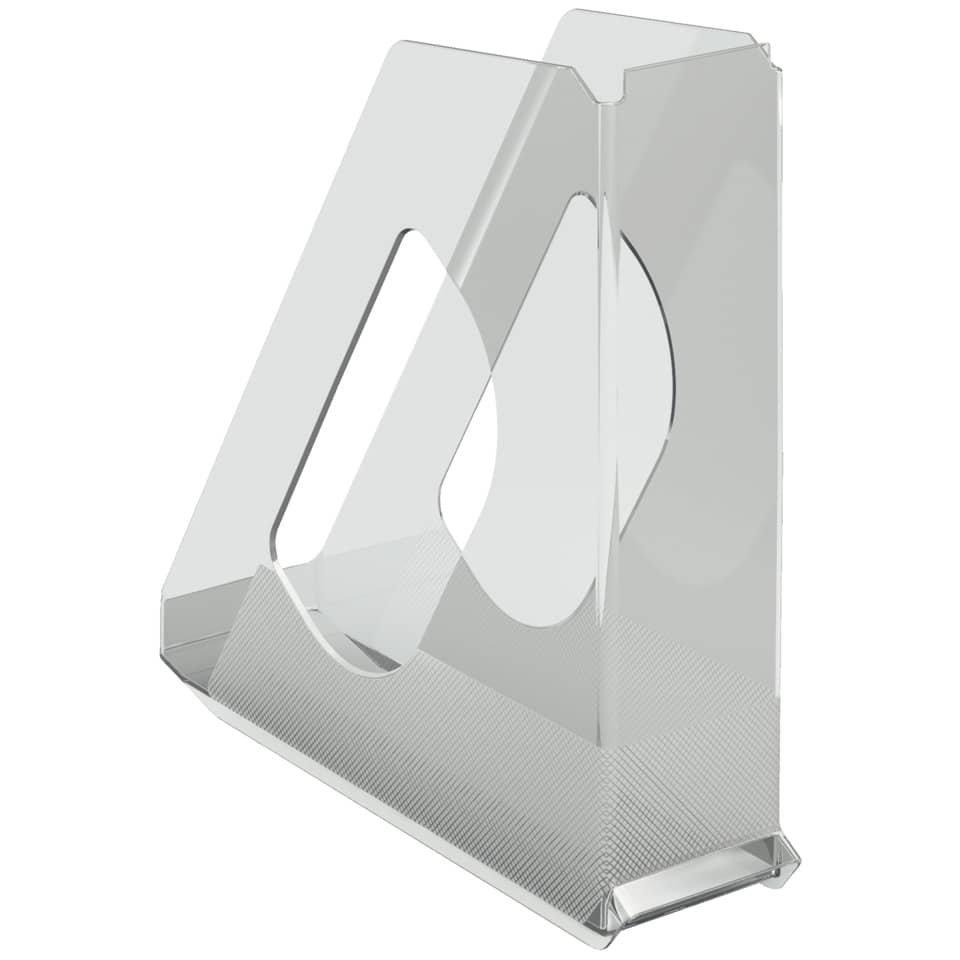  Broschürenhalter,  Klarsicht-Acryl,  Schreibtisch-Organizer,  Gestell,  Ständer