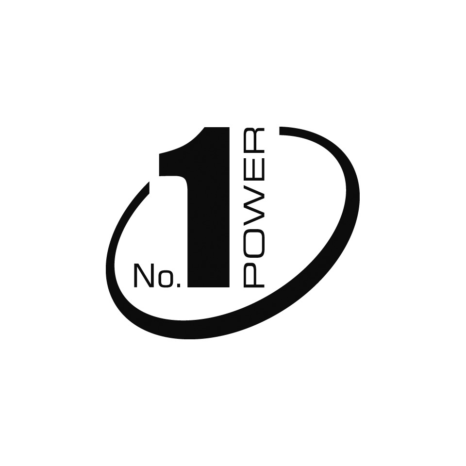 No. 1 Power, Power selector, Logo design, Number one, Circle swoosh