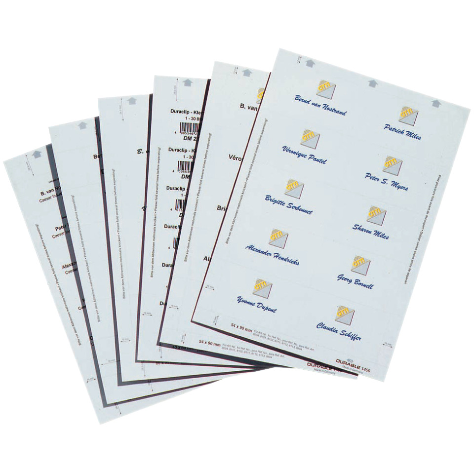 Schneidpapier, Kopier-/Druckunterlagen, Blattgröße 54x90 mm, Rechnungsvordrucke, Kopierpapier Muster