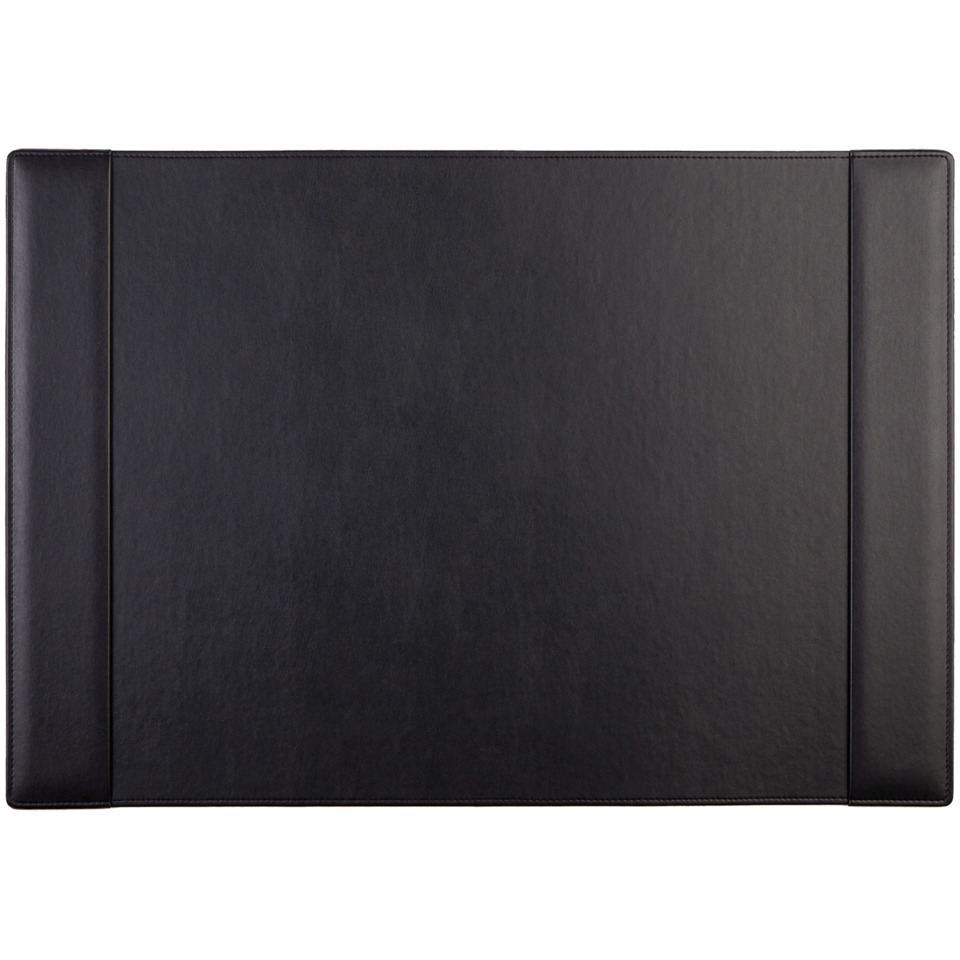 leder, briefmappe, schwarz, klammer, portfolio