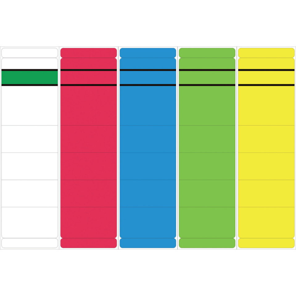 stickers, bunte Streifen, Farbproben, Farbstreifen, magnetische Etiketten