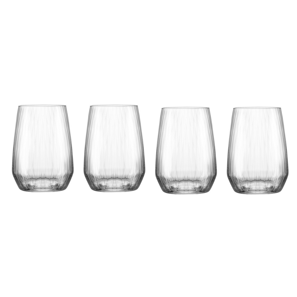 glas, whiskeyglas, tumbler, transparent, set/4