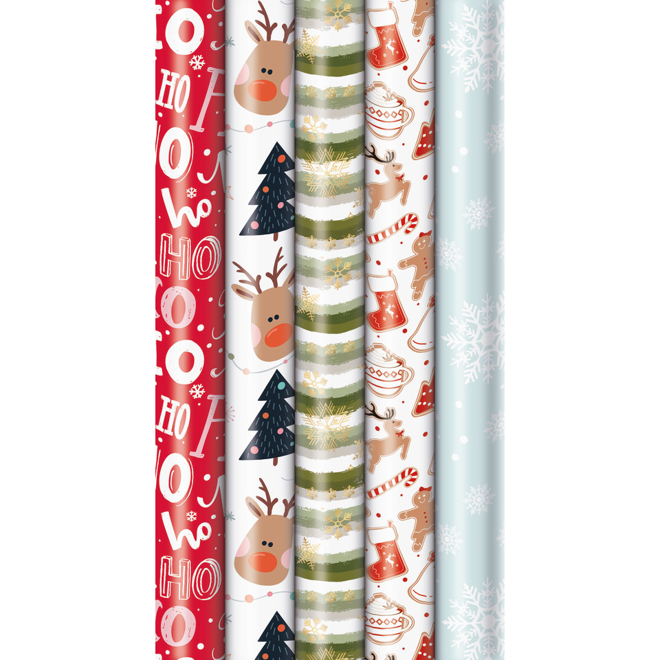 Wrapps, Gift wrap, Weihnachten, Muster, Rollen