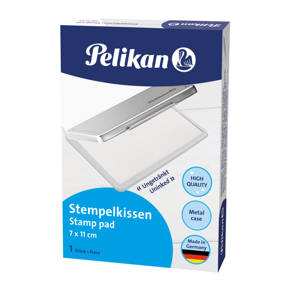 Stempelkissen, Stempelpad, Metallgehäuse, 7x11 cm, Made in Germany
