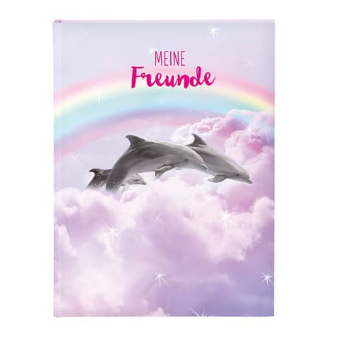 Freundebuch Delfine, A5, 15x21cm GOLDBUCH 43 203