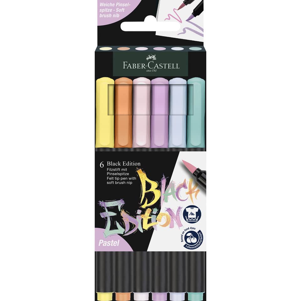 Pastel, Filzstift, Lackstift, Pastellfarben, Black Edition