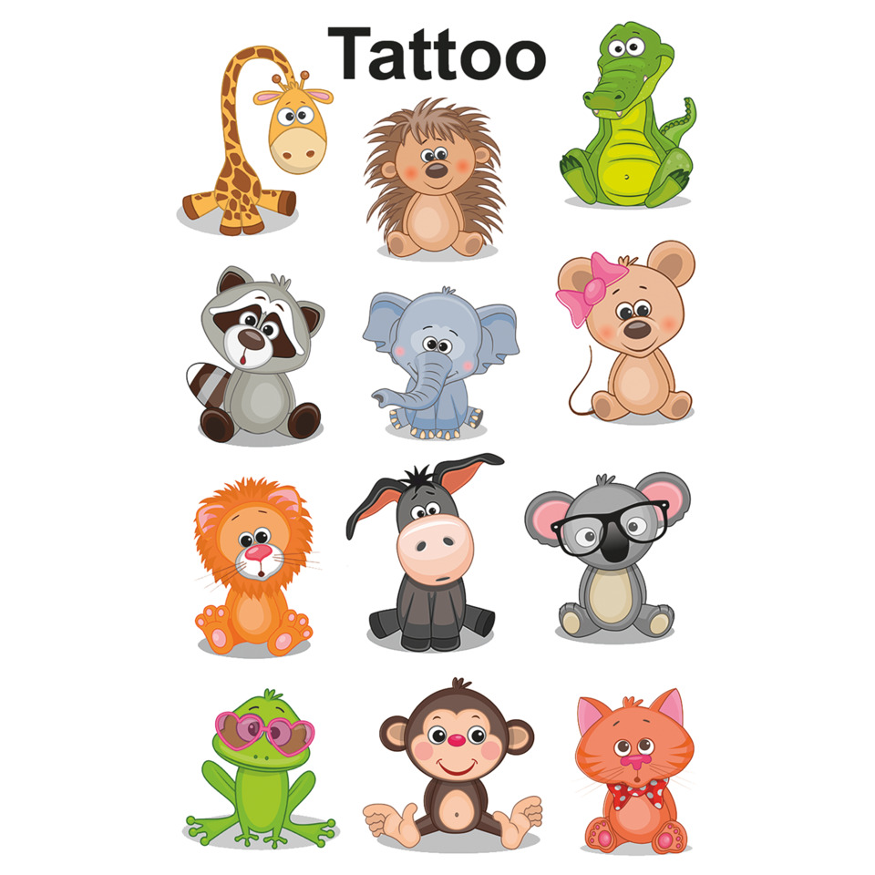 Tierchen, Tierchen-Puppe, Tierillustrationen, Tier-Sammlung, Kuscheltier-Charaktere