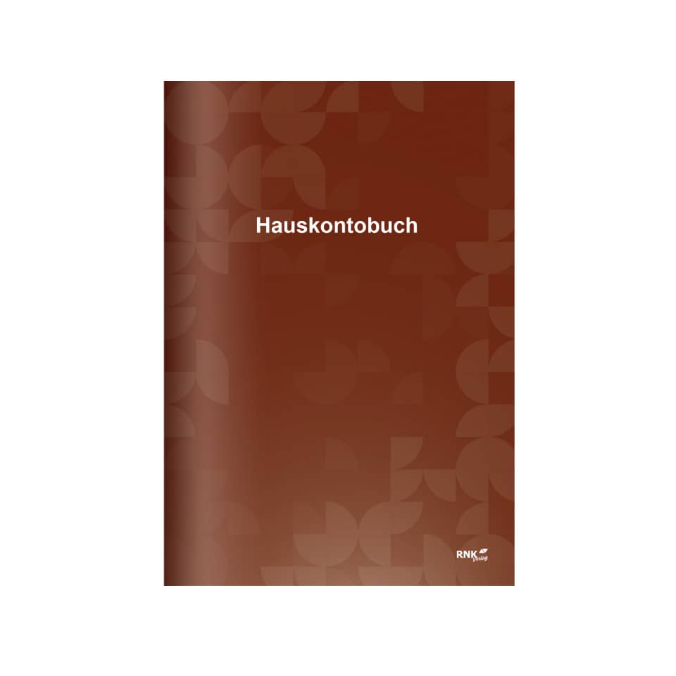 Hauskontobuch, Roter Umschlag, Notizbuch, Cover-Muster, Ruhe-Design