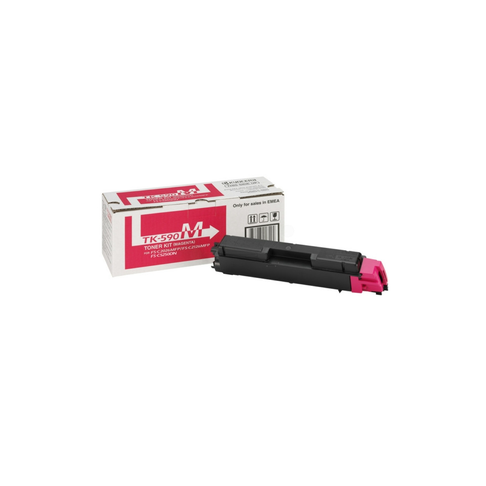 Toner-Kit, Magenta-Toner, Druckerzubehör, Kunststoffgehäuse, TK-590M