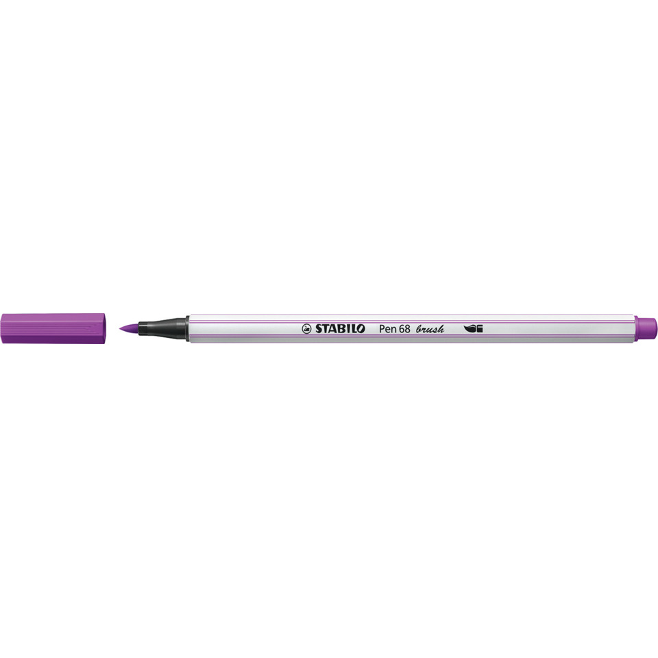 Marker, Stift, Lila, Pinselspitze, Stabilo, Marker, Pen, Brush, Lila, Schreiben