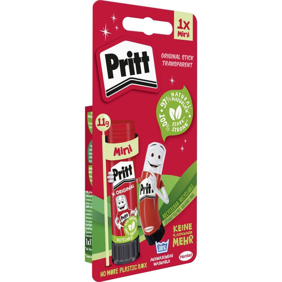 Klebestift, Kunststoffstift, Klebestift Mini, Recycelbar, Originalstift