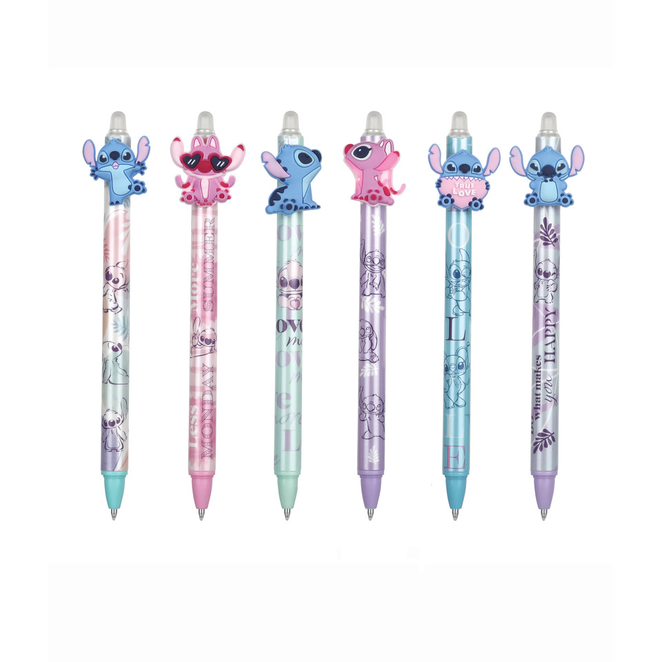 Stift, Kugelschreiber, Panda-Design, Klecksfarben, Tiermotiv