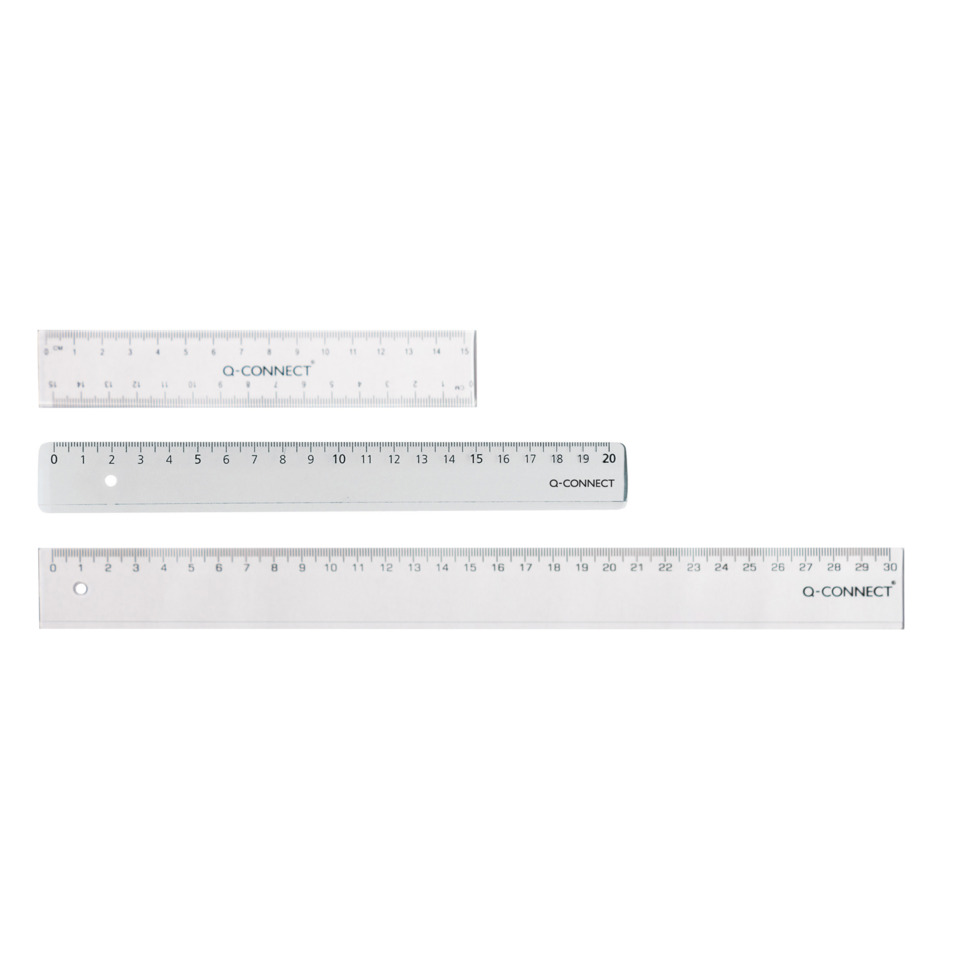 Lineal, Maßstab, Flachlineal, Meterstab, Q-CONNECT