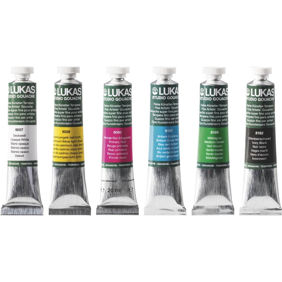 Acryl-Tuben, Gouache-Set, Farbtuben, Kunstbedarf, Farbenpalette