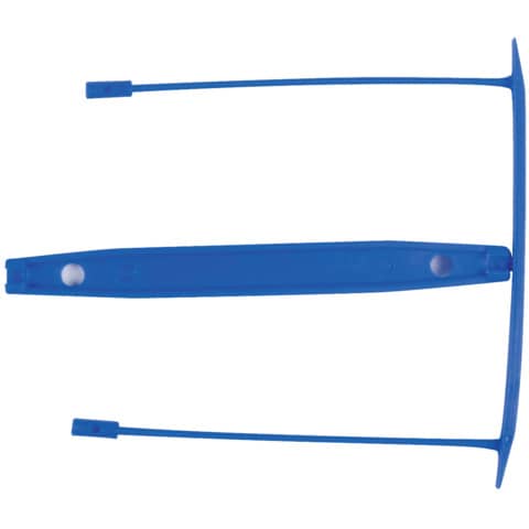 Aktenbinder E-Clip, 8cm, 100 Stück, blau Q-CONNECT KF02282