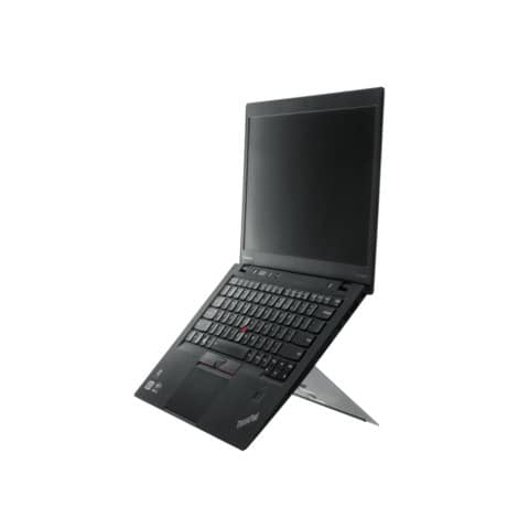 Notebookständer Riser Attachable, verstellbar, schwarz R-Go Tools RGORIATBL