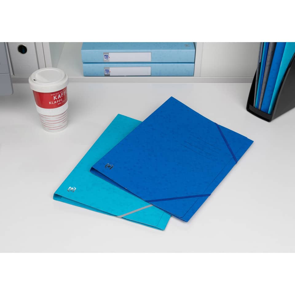 Notizbuch, Ordner, Kladde, Kartonblau, Bürobedarf