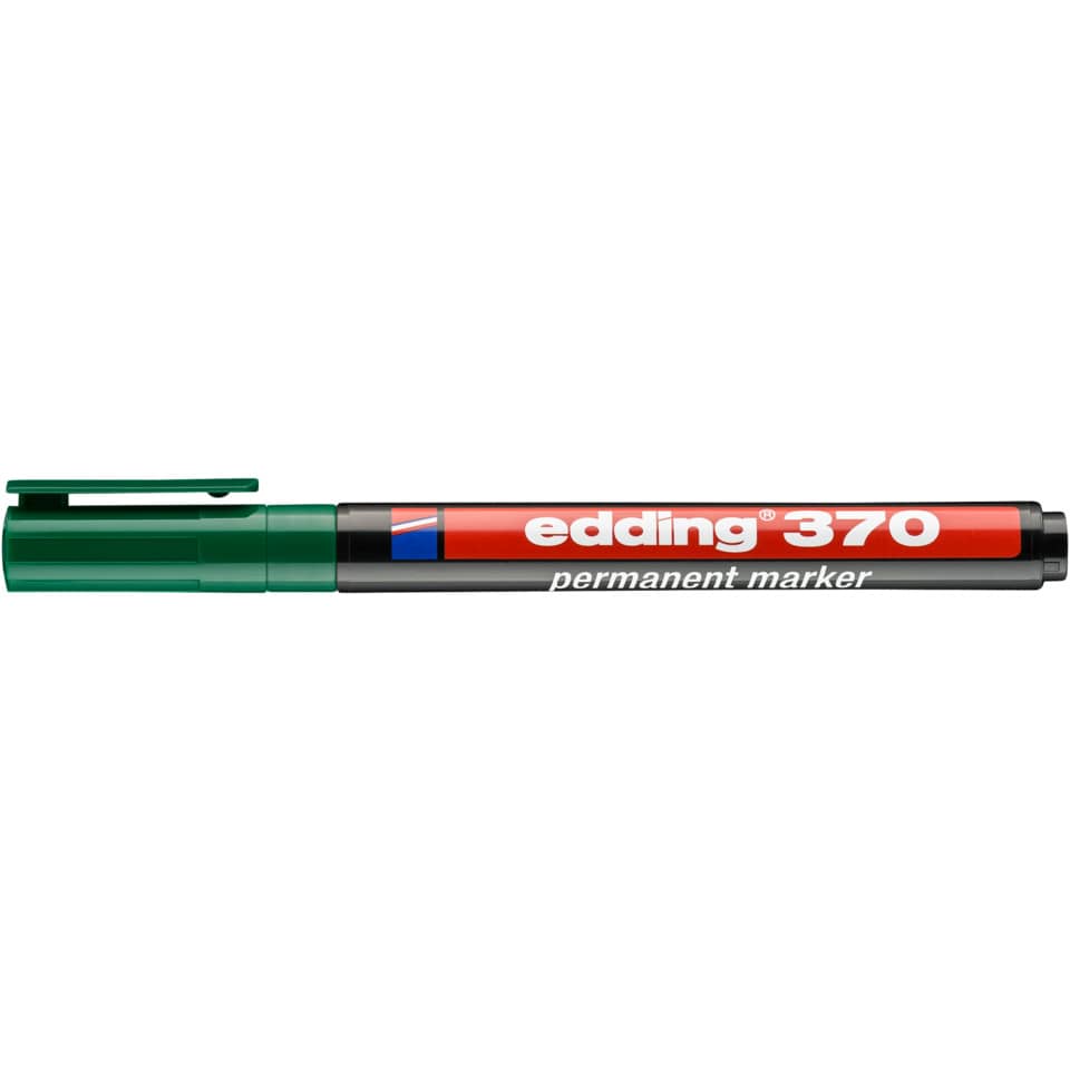 Permanentmarker 370, Rundspitze, nachfüllbar, 1mm, grün EDDING 370 4